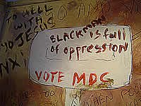 Black man is full of oppression