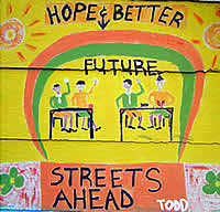 Hope & better future is what the children fromt eh streets of Harare are looking for