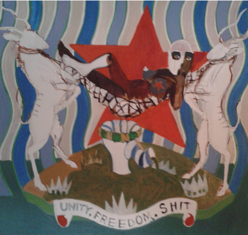 The lady can shit, by Misheck Masamvu.