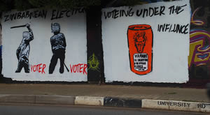 University Road graffiti