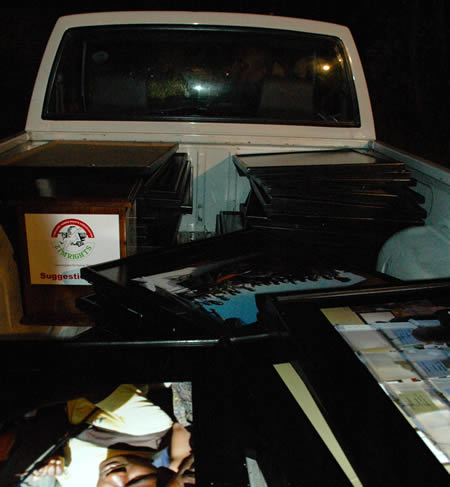 Photographs leave gallery again