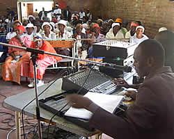 People from the Pumula community in Bulawayo, take part in the Radio Dialogue community recordings