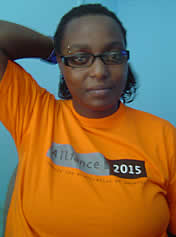 Fadzai Muparutsa, Programme Manager for Gender, Gays and Lesbians Asscociation of Zimbabwe (GALZ)