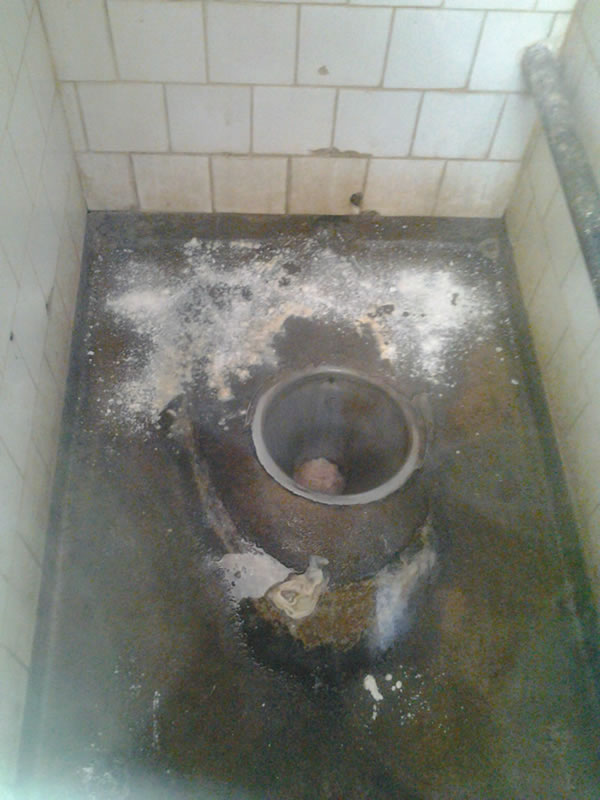 Inside a cocktail bar loo